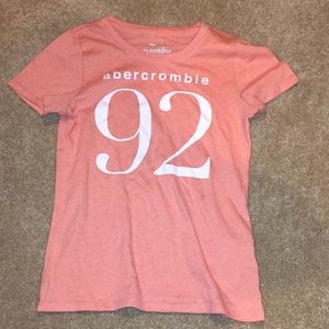 Abercrombie light peach shirt